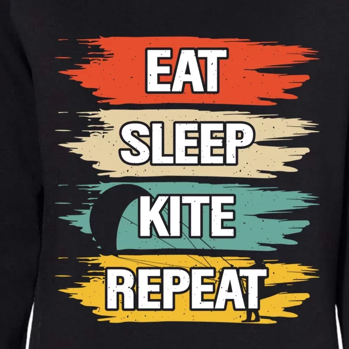 Eat Sleep Kite Repeat Gift Womens California Wash Sweatshirt