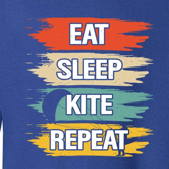 Eat Sleep Kite Repeat Gift Toddler Sweatshirt