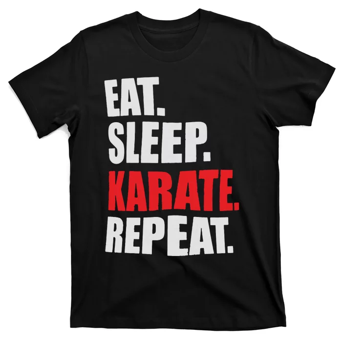 Eat Sleep Karate Repeat T-Shirt