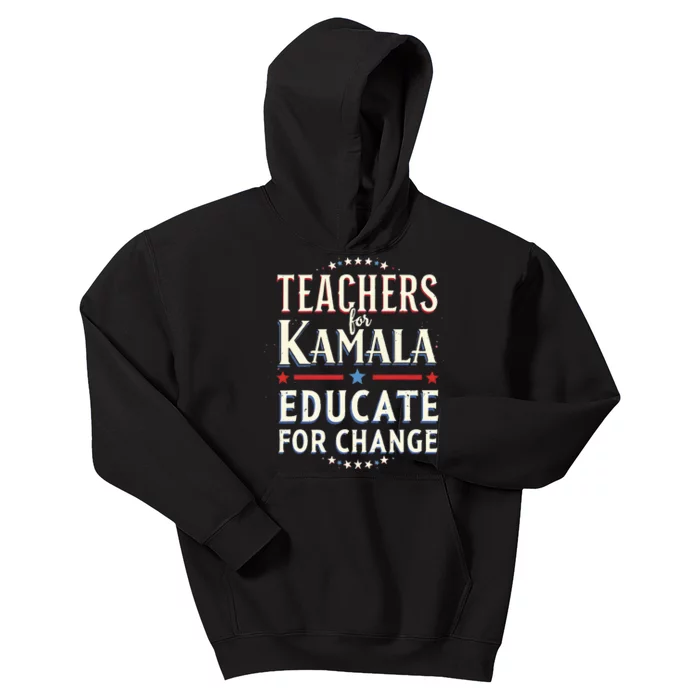 Educators Support Kamala Harris Education Teacher Harris Kids Hoodie