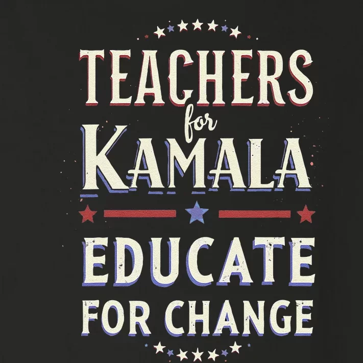 Educators Support Kamala Harris Education Teacher Harris Toddler Long Sleeve Shirt