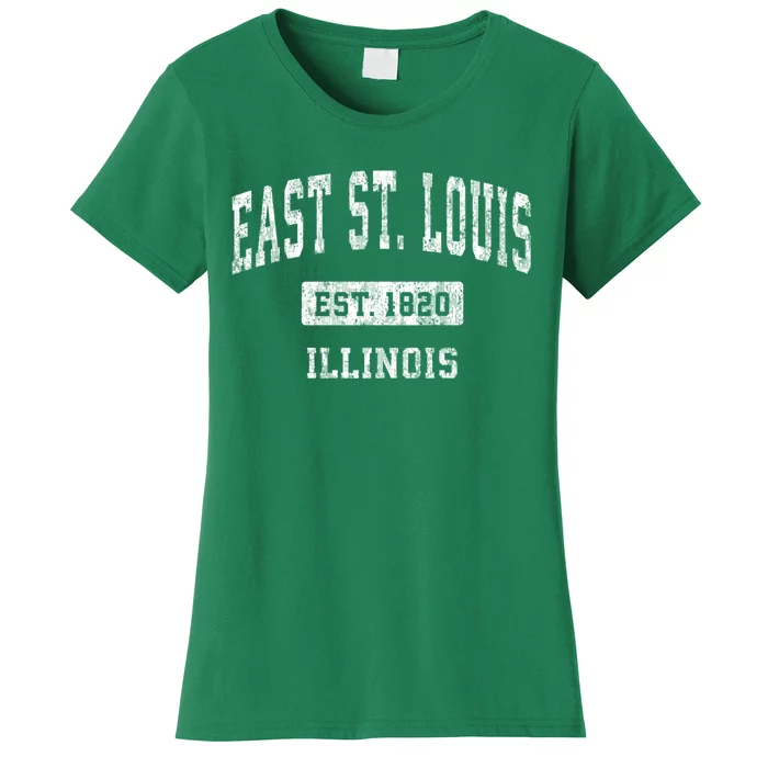 East St. Louis Illinois Il Vintage Sports Women's T-Shirt