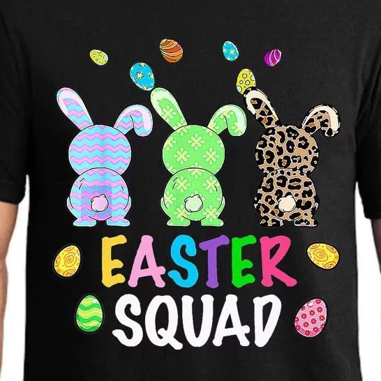 Easter Squad Leopard Bunny Rabbit Eggs hunting Pajama Set