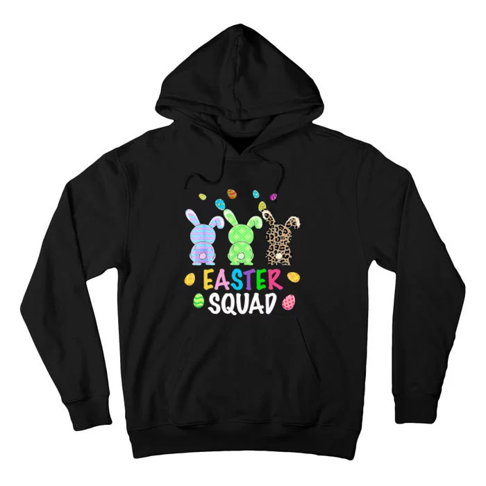 Easter Squad Leopard Bunny Rabbit Eggs hunting Tall Hoodie