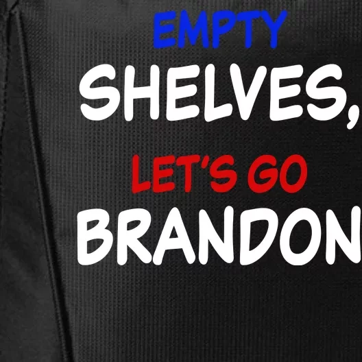 Empty Shelves Let's Go Brandon Classic City Backpack