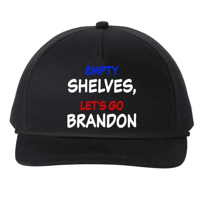 Empty Shelves Let's Go Brandon Classic Snapback Five-Panel Rope Hat