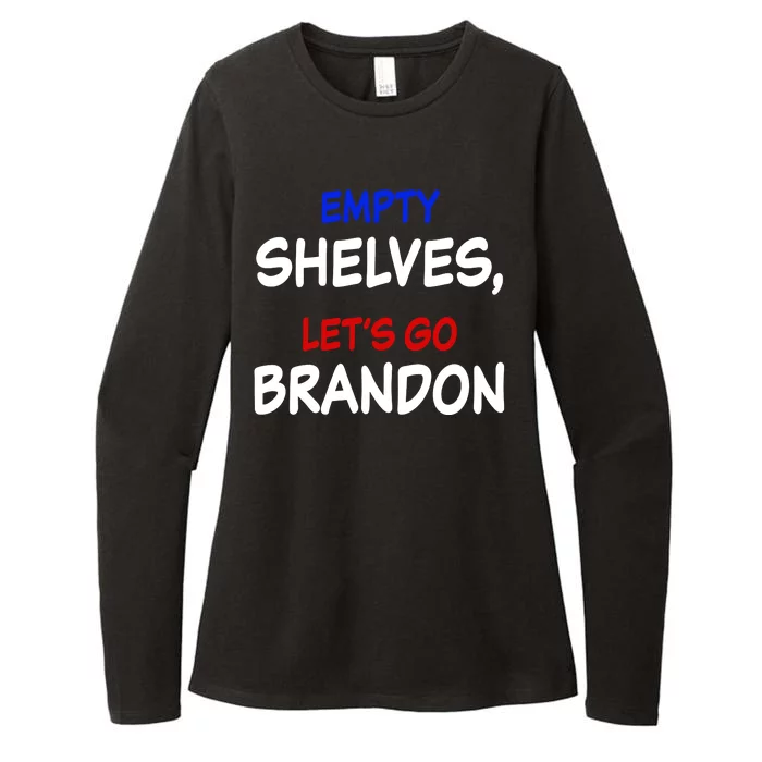 Empty Shelves Let's Go Brandon Classic Womens CVC Long Sleeve Shirt