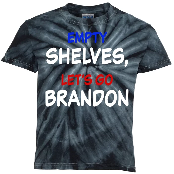 Empty Shelves Let's Go Brandon Classic Kids Tie-Dye T-Shirt