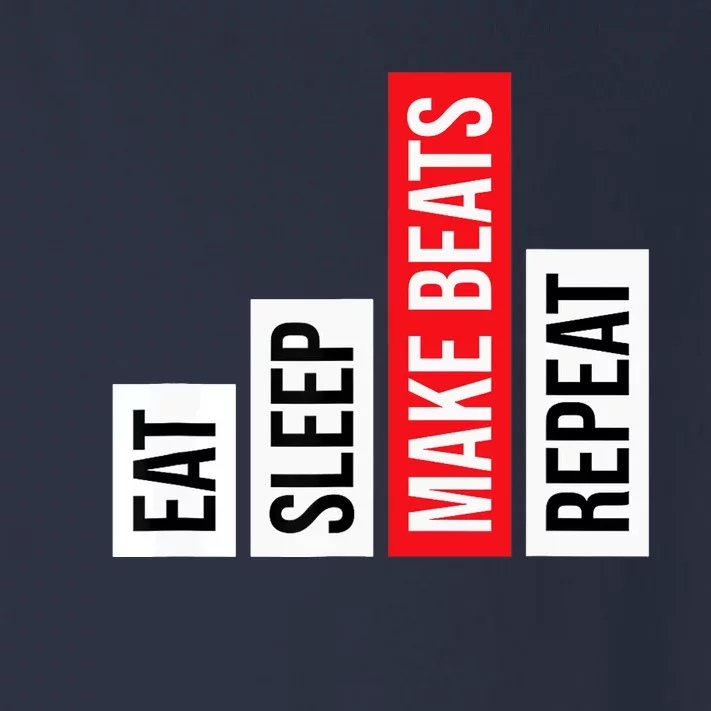 Eat Sleep Make Beats Repeat Music Producer Toddler Long Sleeve Shirt