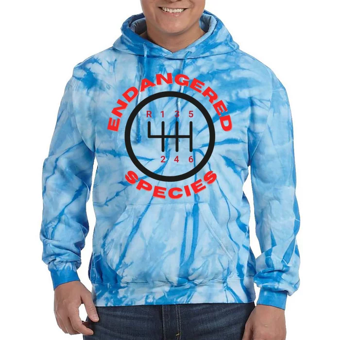 Endangered Species Manual Gearbox Stick Shift 6 Speed Tie Dye Hoodie