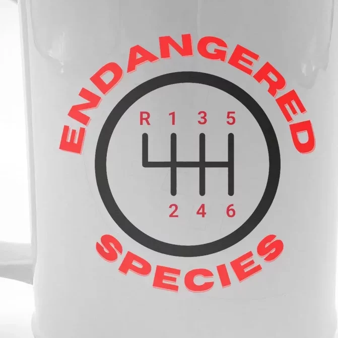 Endangered Species Manual Gearbox Stick Shift 6 Speed Front & Back Beer Stein