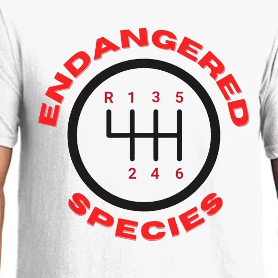 Endangered Species Manual Gearbox Stick Shift 6 Speed Pajama Set