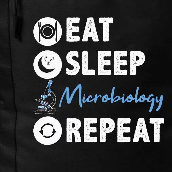 Eat Sleep Microbiology Repeat Microbiologist Daily Commute Backpack