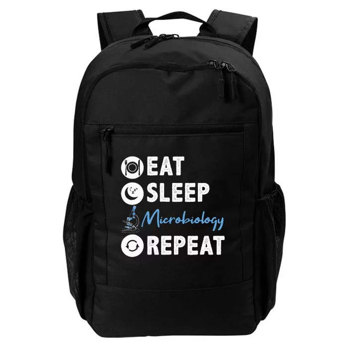 Eat Sleep Microbiology Repeat Microbiologist Daily Commute Backpack