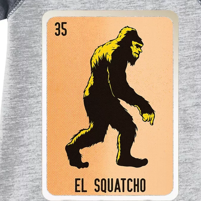 El Squatcho Mexican Slang Chicano Bingo Cards Infant Baby Jersey Bodysuit