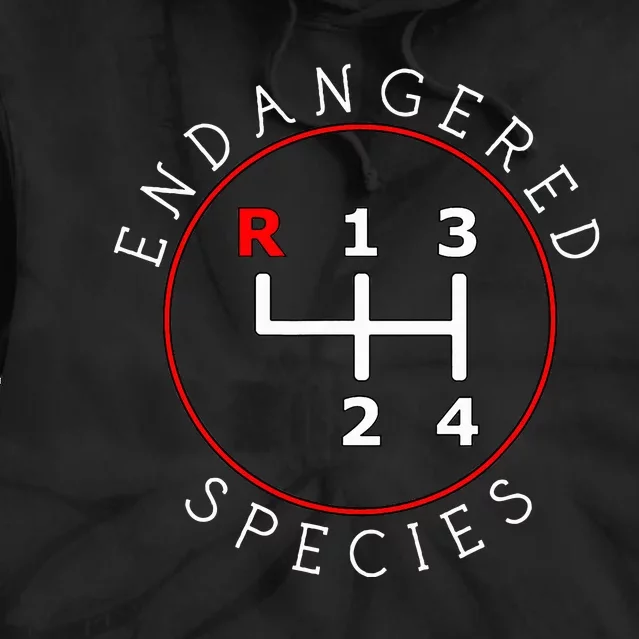 Endangered Species Manual Gearbox Stick Shift 4 Speed 1320 Tie Dye Hoodie