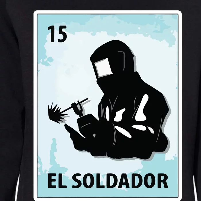 El Soldador Mexican Welder Cards Womens California Wash Sweatshirt