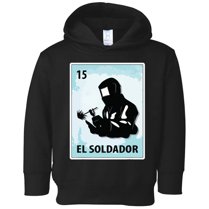 El Soldador Mexican Welder Cards Toddler Hoodie