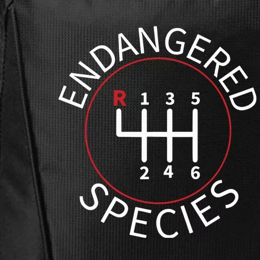 Endangered Species Manual Gearbox Stick Shift 6 Speed City Backpack