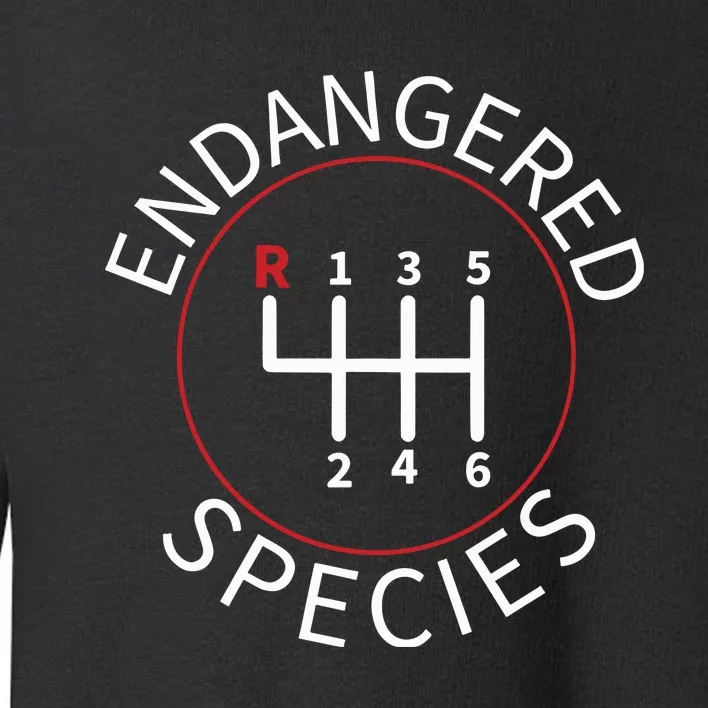 Endangered Species Manual Gearbox Stick Shift 6 Speed Toddler Sweatshirt