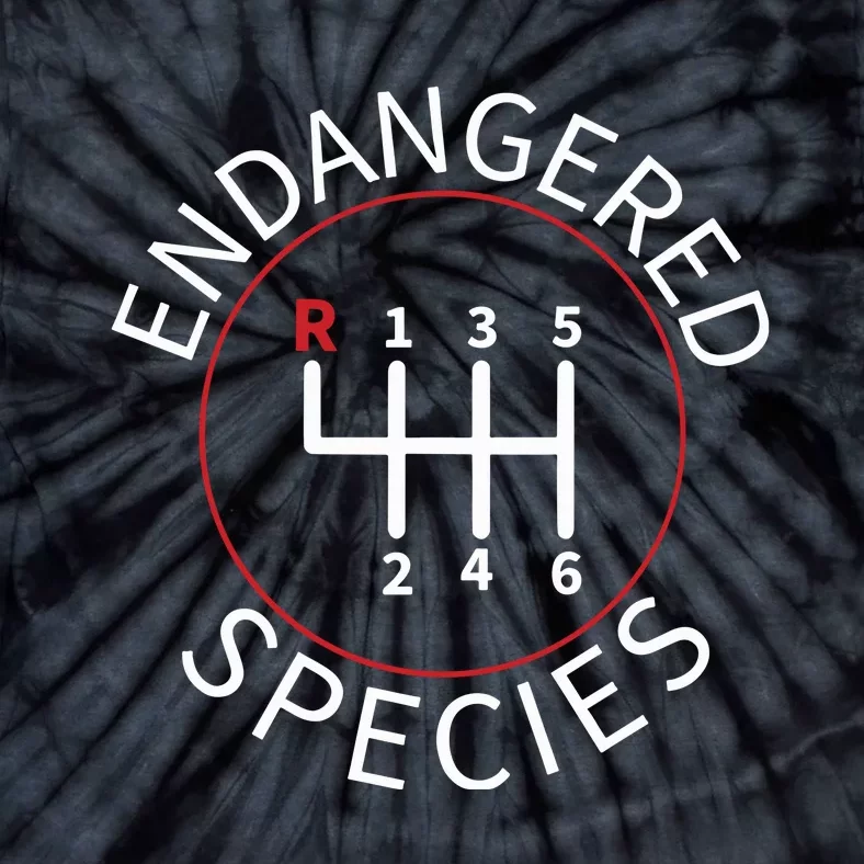 Endangered Species Manual Gearbox Stick Shift 6 Speed Tie-Dye T-Shirt