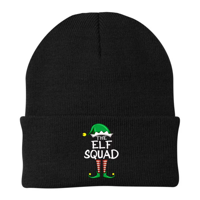 Elf Squad Matching Group Funny Christmas Pajama For Family Knit Cap Winter Beanie