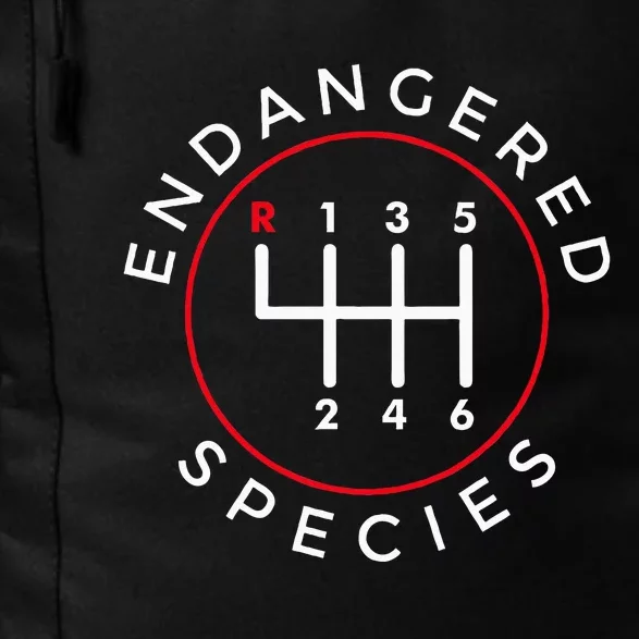 Endangered Species Manual Gearbox Stick Shift 6 Speed Daily Commute Backpack