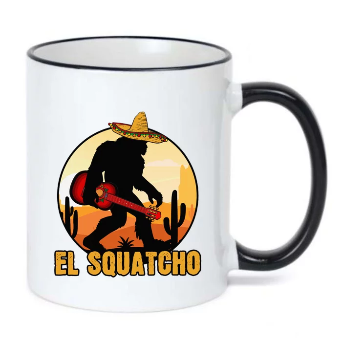 El Squatcho Mexican Sasquatch Bigfoot Classic Black Color Changing Mug