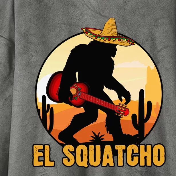 El Squatcho Mexican Sasquatch Bigfoot Classic Hooded Wearable Blanket