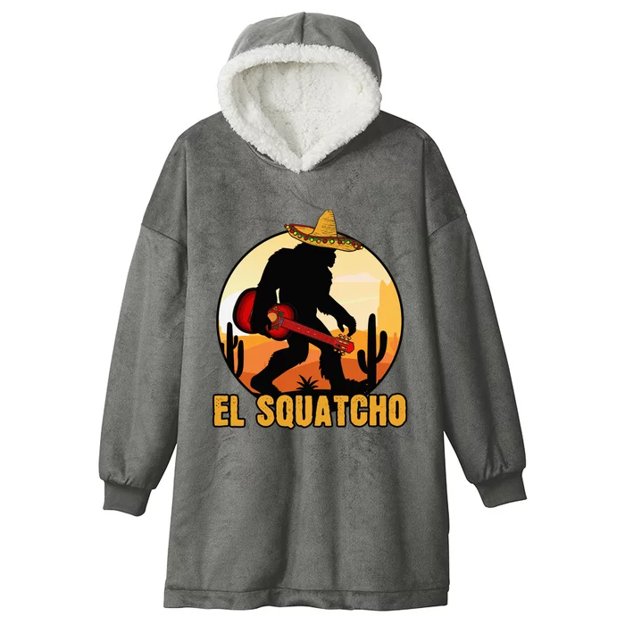 El Squatcho Mexican Sasquatch Bigfoot Classic Hooded Wearable Blanket