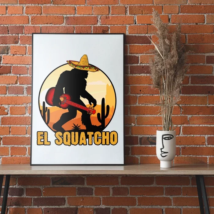 El Squatcho Mexican Sasquatch Bigfoot Classic Poster