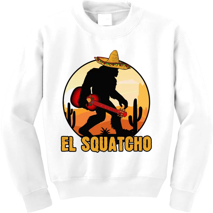 El Squatcho Mexican Sasquatch Bigfoot Classic Kids Sweatshirt