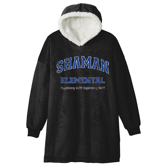 Elemental Shaman MMO Gamer Hooded Wearable Blanket