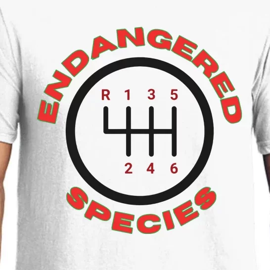 Endangered Species Manual Gearbox Stick Shift 6 Speed Pajama Set