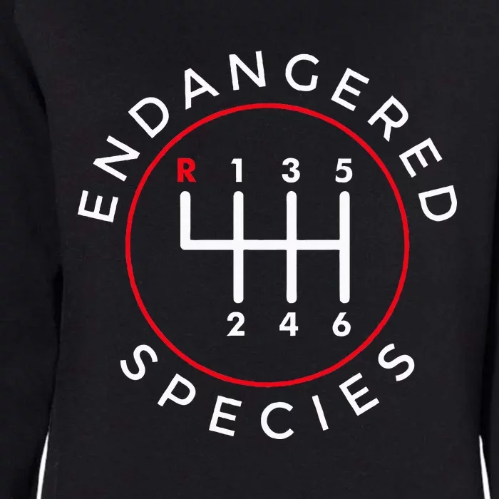 Endangered Species Manual Gearbox Stick Shift 6 Speed Womens California Wash Sweatshirt