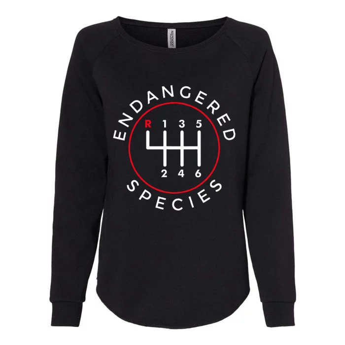 Endangered Species Manual Gearbox Stick Shift 6 Speed Womens California Wash Sweatshirt