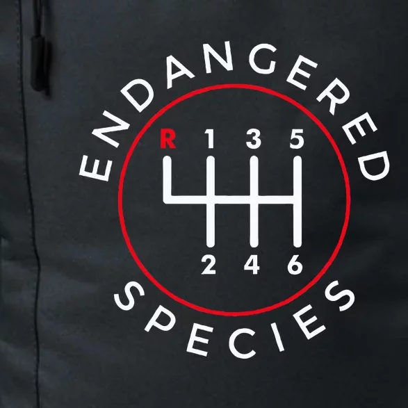 Endangered Species Manual Gearbox Stick Shift 6 Speed Daily Commute Backpack