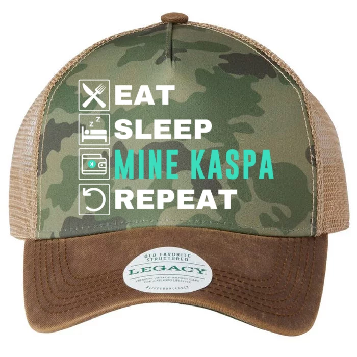 Eat Sleep Mine Kaspa Crypto Kaspa Mining Kaspa Crypto Miner Kaspa To The Moon Legacy Tie Dye Trucker Hat