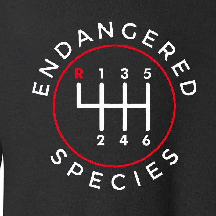 Endangered Species Manual Gearbox Stick Shift 6 Speed Toddler Sweatshirt