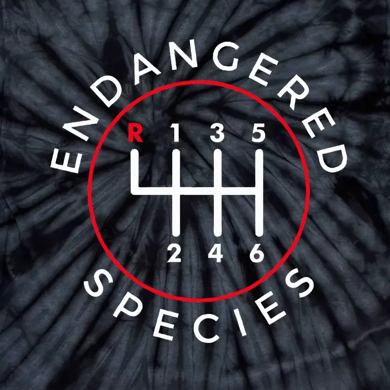 Endangered Species Manual Gearbox Stick Shift 6 Speed Tie-Dye T-Shirt