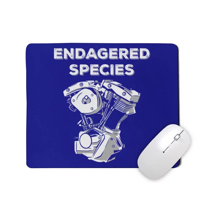 Endangered Species Mechanics Car Engine Pieces Car Lover Funny Gift Mousepad