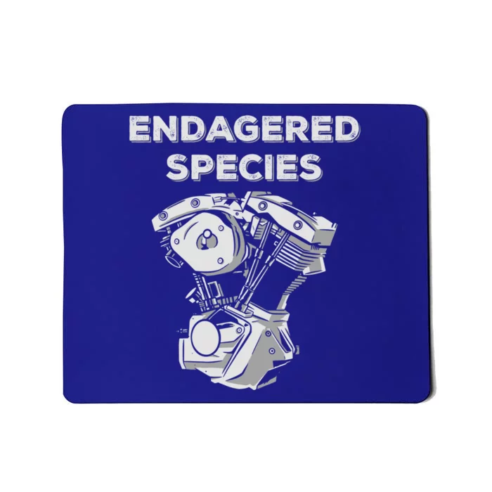 Endangered Species Mechanics Car Engine Pieces Car Lover Funny Gift Mousepad