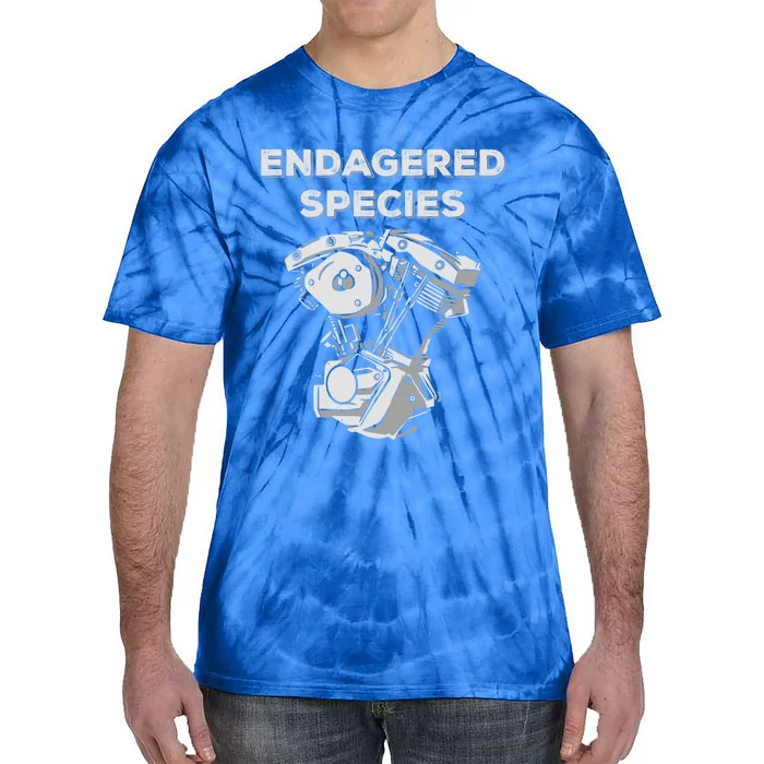 Endangered Species Mechanics Car Engine Pieces Car Lover Funny Gift Tie-Dye T-Shirt