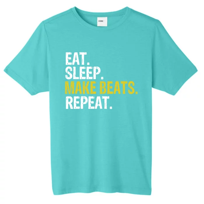 Eat Sleep Make Beats Repeat Music Gift ChromaSoft Performance T-Shirt