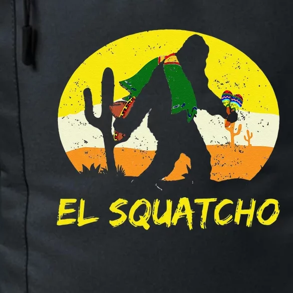 El Squatcho Mexican Cinco De Mayo Daily Commute Backpack