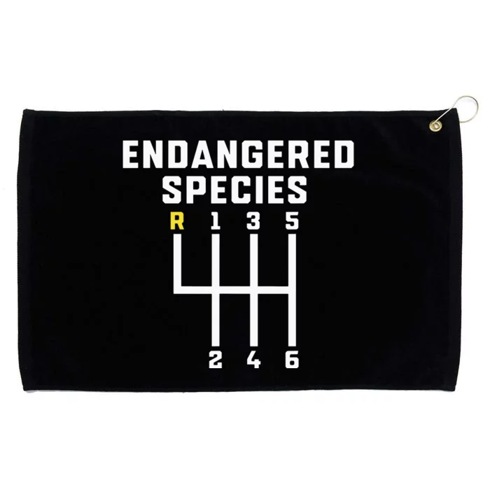 Endangered Species Manual Gearbox Stick Shift Grommeted Golf Towel