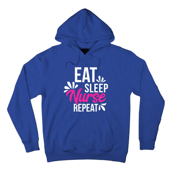 Eat Sleep Nurse Repeat Motivational Gift Ace003b Gift Tall Hoodie