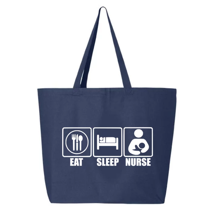 Eat Sleep Nurse Breastfeeding Gift For Moms Gift 25L Jumbo Tote