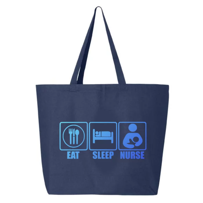 Eat Sleep Nurse Breastfeeding Gift For Moms Gift 25L Jumbo Tote