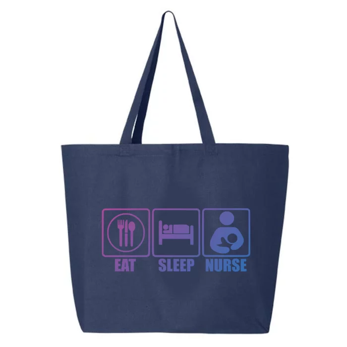 Eat Sleep Nurse Breastfeeding Gift For Moms Gift 25L Jumbo Tote